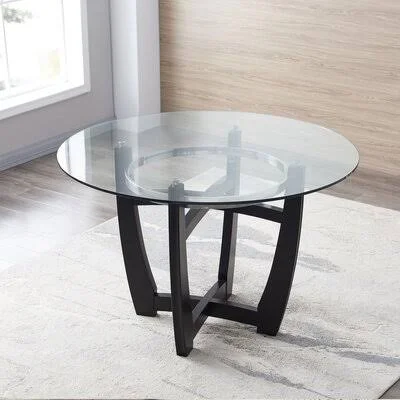 Behm Pedestal Dining Table Wade Logan Size: 48x22 W x 48x22 L, Height: 30x22