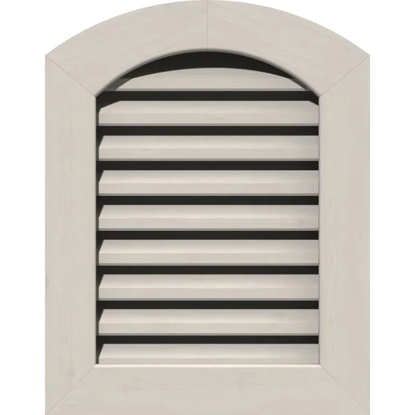 Ekena Millwork GVWAR20X3601SFPWR 20x22W x 36x22H Arch Top Gable Vent (25x22W x 41x22H Frame Size): Primed, Functional, Smooth We