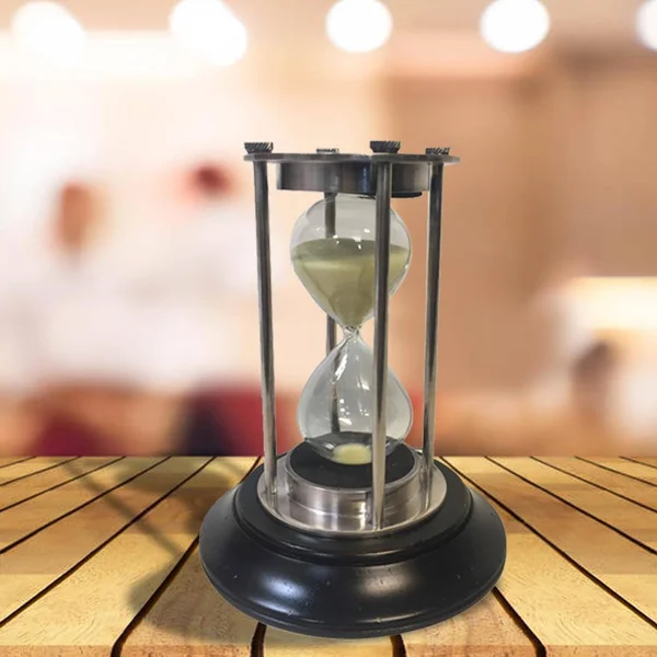 HG007S Authentic Models 30 Minute Hourglass - Silver