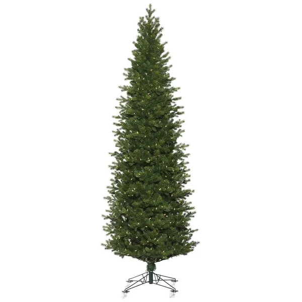 Vickerman 9& x 40x22 Eagle Frasier Slim Artificial Christmas Tree - Warm White Dura-Lit LED Lights