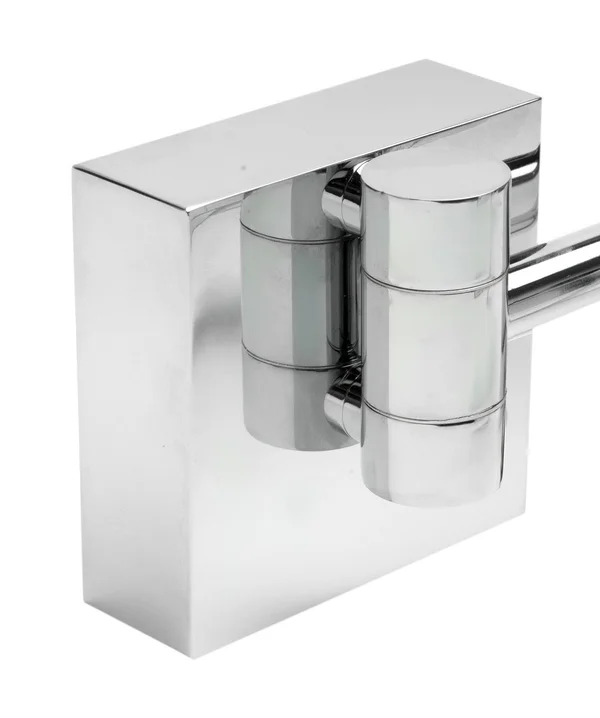 Alfi Brand ABM8WLED Wall Mount Square 8x22 5X Magnifying Cosmetic Mirror with Light, Polished Chrome