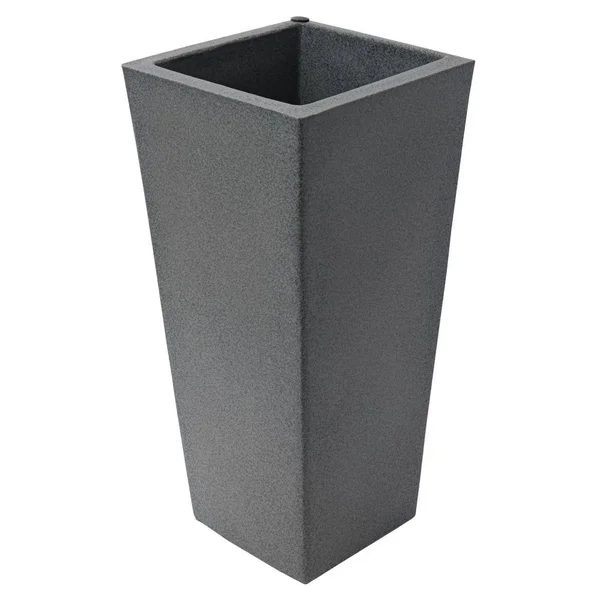 Algreen Tall Square 27-in. Self-Watering Planter, Taupe