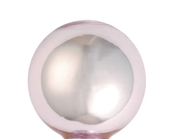 40ct Shiny Baby Pink Glass Ball Christmas Ornaments 1.5 inch (40mm)