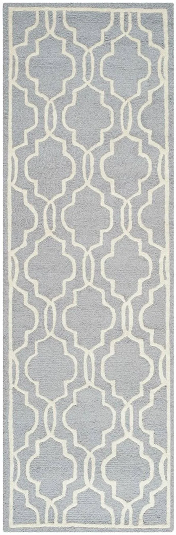 Safavieh Cambridge Silver/Ivory 2 ft. 6 in. x 8 ft. Rug Runner