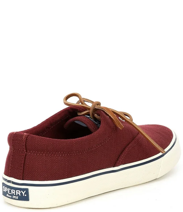 Men's Sperry Striper II CVO Baja Linen Sneaker Taupe - Size 11M