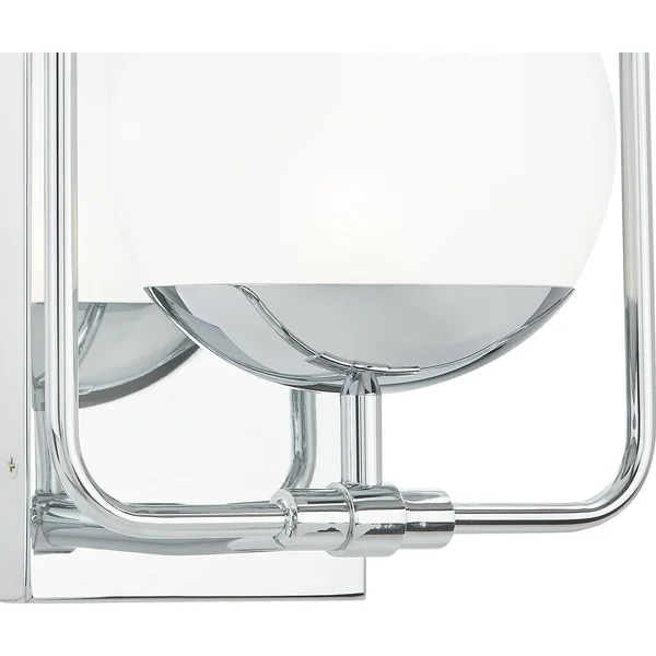 Quoizel Padgett 1-Light Polished Chrome Wall Sconce, PAD8608C