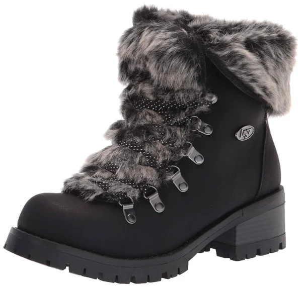 Lugz Adore Fur 9.5 Women's Black