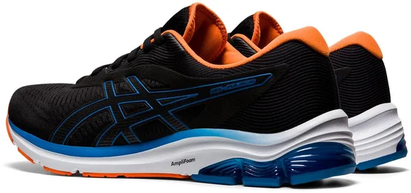 Asics GEL-Pulse 12 Running Shoes Black Blue Orange - 47