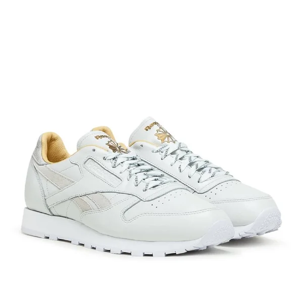 Reebok Classic Leather (White, Gold)