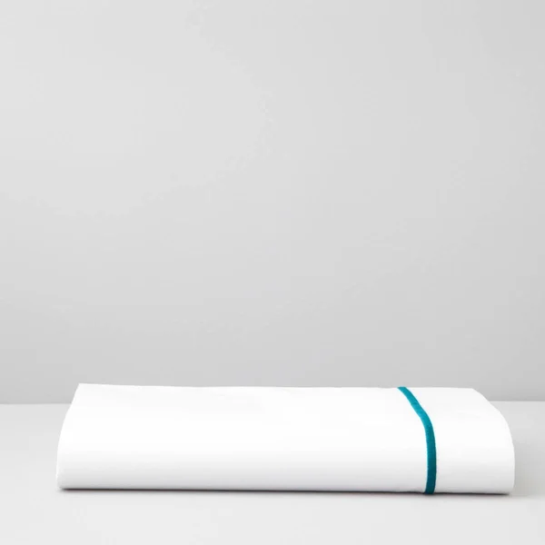 Yves Delorme Athena Flat Sheet, Full/Queen - Platine