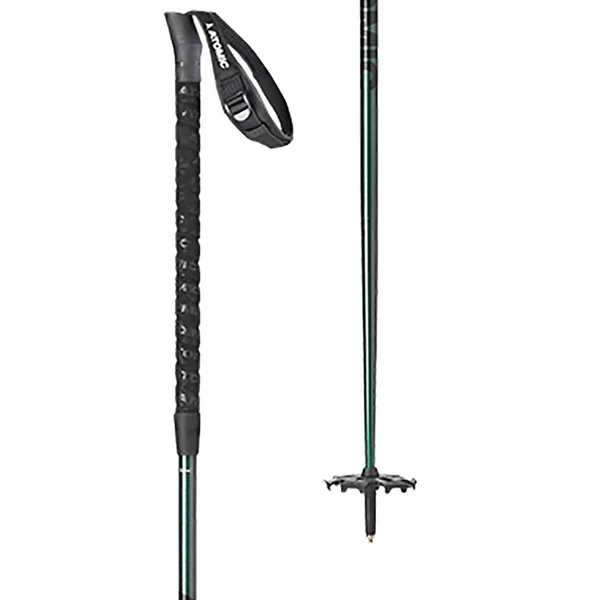Atomic BCT Freeride SQS Ski Poles Green/Grey - 115cm