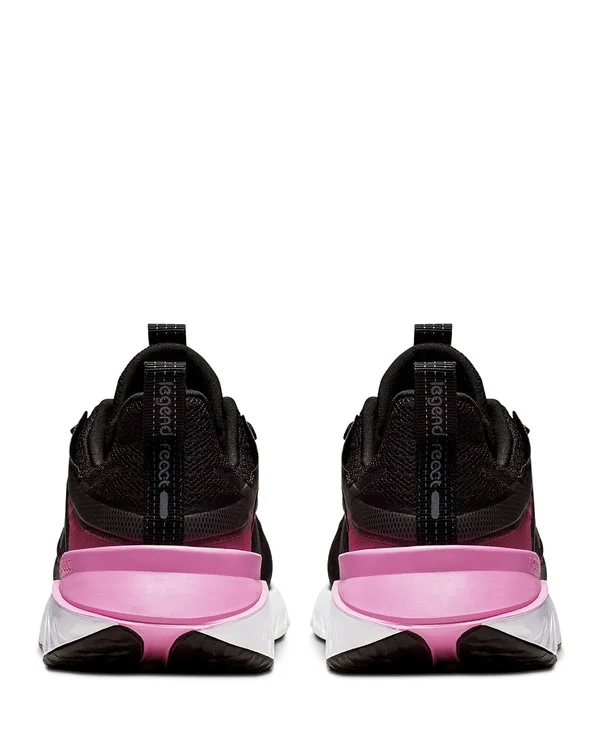 Nike Legend React 2 Black/Pink Women's Running Shoes - Size: 7.5