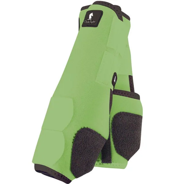 Classic Equine Legacy System Front Boots - Lime