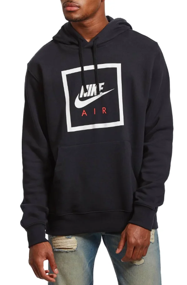 Nike Air Logo Hoodie Black