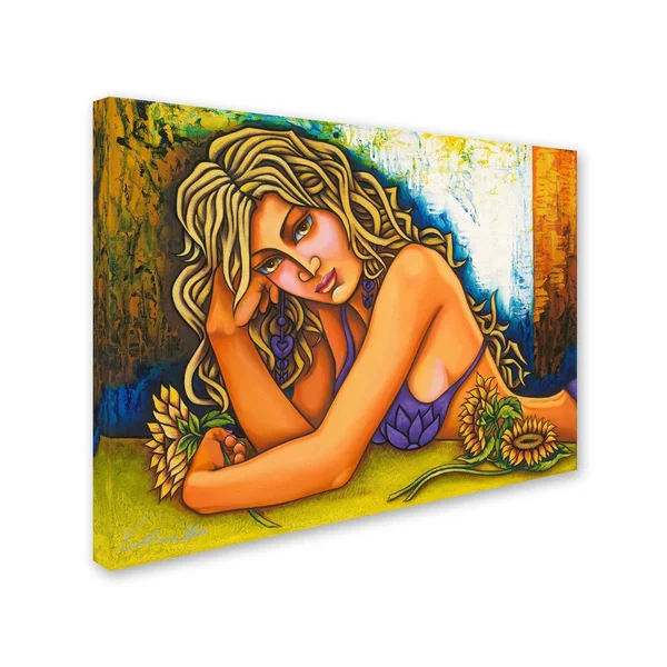Trademark Fine Art Victoria Mio 'Sunflower Beauty' Canvas Art, 18x24