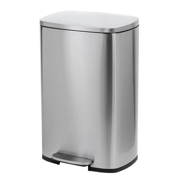 Honey-Can-Do TRS-08315 Stainless Steel Rectangle Step Can - 50 LITER