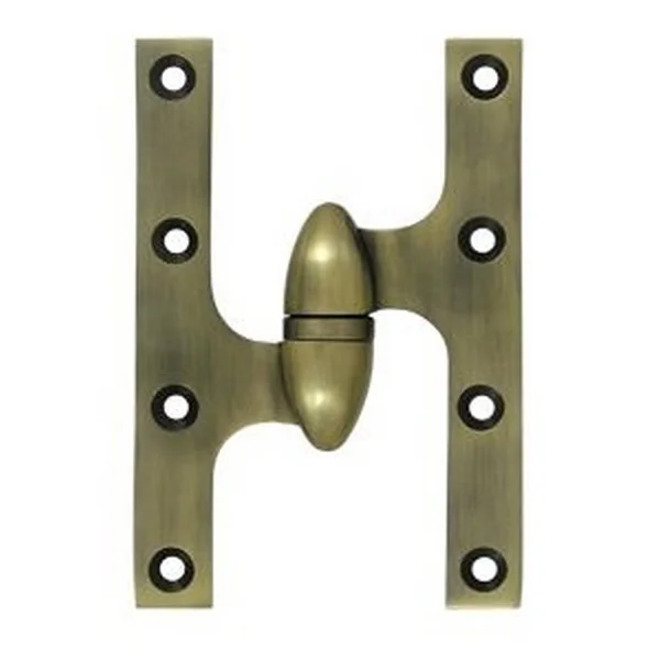 Deltana OK6040B5-L 6x22 x 4x22 HINGE - Antique Brass
