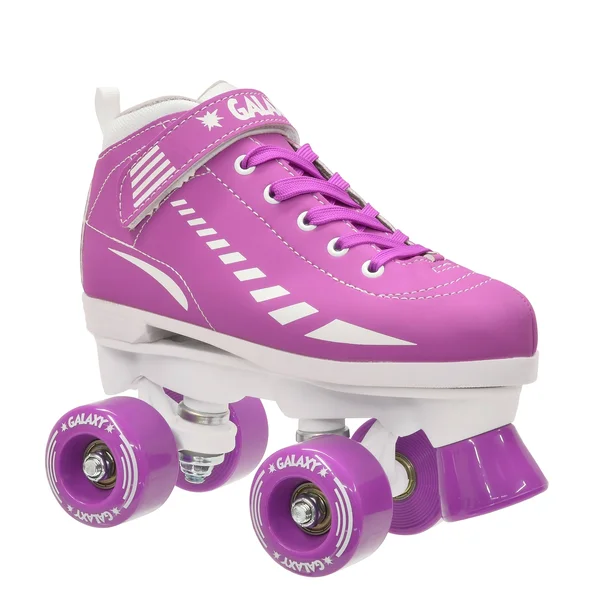 Epic Purple Galaxy Elite Quad Roller Skates - 12 - Juvenile