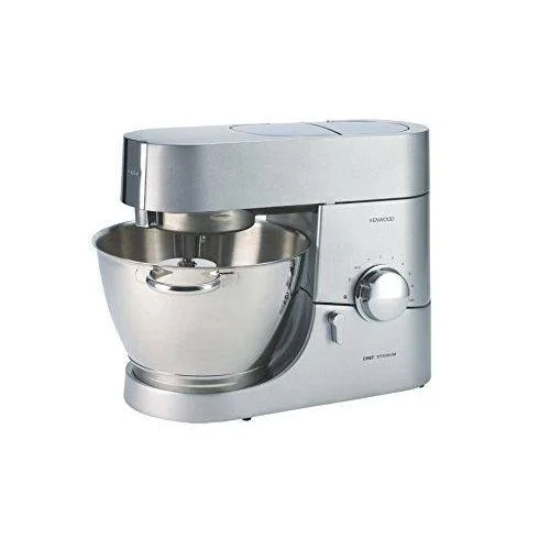 Kenwood KMC011 5 Quart Chef Titanium Kitchen Machine, Stainless Steel