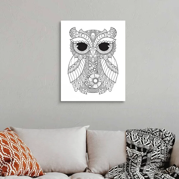 Owl III, Canvas Wall Art Print, Great Big Canvas, 24x30