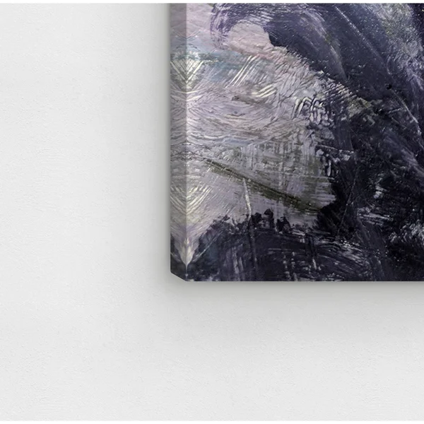 Oliver Gal &Dreaming Abstract Silver& Abstract Wall Art Canvas Print - Purple (24 x 28)