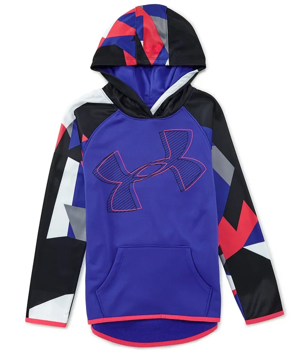 Under Armour Girls Fleece Hoodie Printed Logo