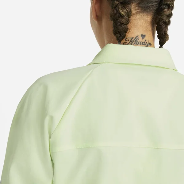 Nike NSW Swoosh Woven Jacket - Women's Volt Size Xs - Womens