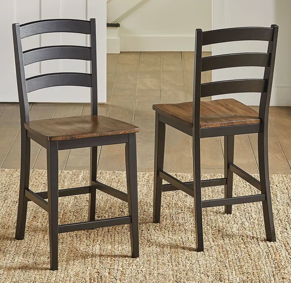 A-America Stone Creek Ladderback Counter Height Chair - 2 Pack, Other