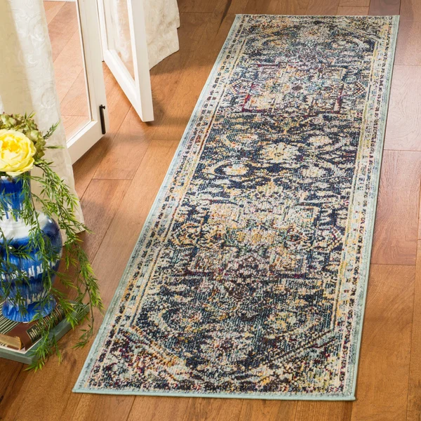 Safavieh Savannah 632 Navy, Creme 9& x 12& Rug