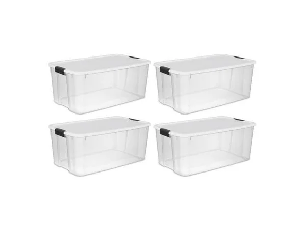 Sterilite Ultra Clear Latching Storage Box
