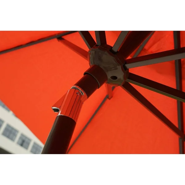 Bellini Home and Gardens 9 ft. Market Umbrella with Windvent and Auto Tilt, Blue