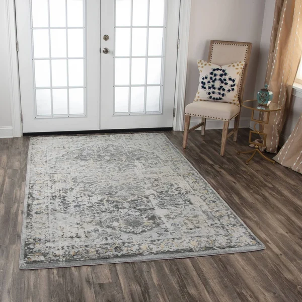 Lavish Neutral 7&10x22x9&10x22 Power-Loomed Rug- LVS106