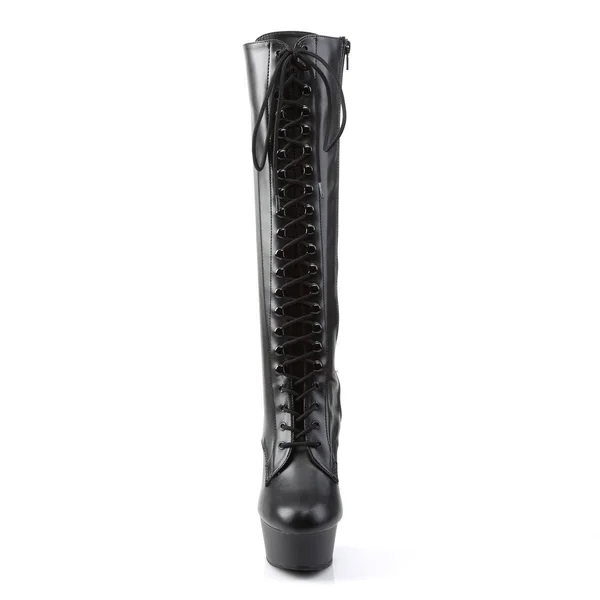 Pleaser - Delight-2023 14 - Red Str Patent/Red