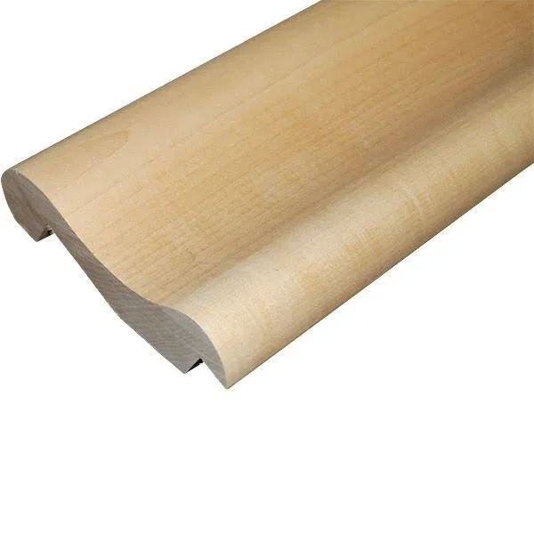 Traditional Wood Bar Arm Rest Molding - Hard Maple