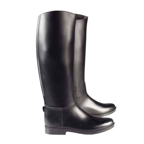 Horze Chester Kids Rubber Tall Boots - Black