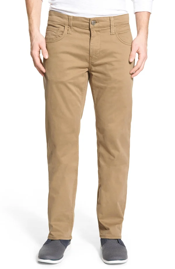 Mavi Men's Zach Regular Rise Straight Leg Twill