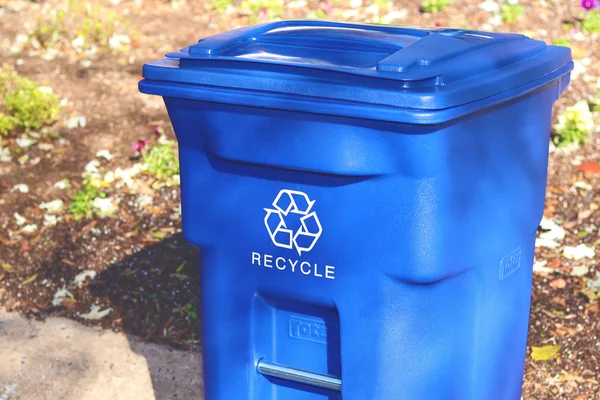 Toter Recycling Trash Can 64 gal. - Blue