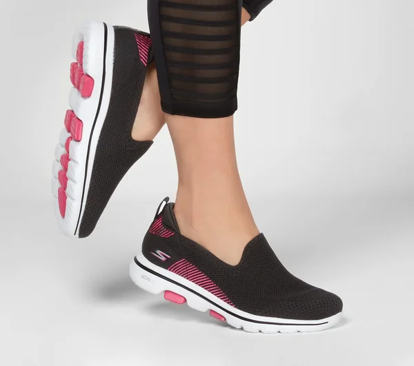Skechers Women's GOwalk 5 Prized Slip-On - Black/Pink