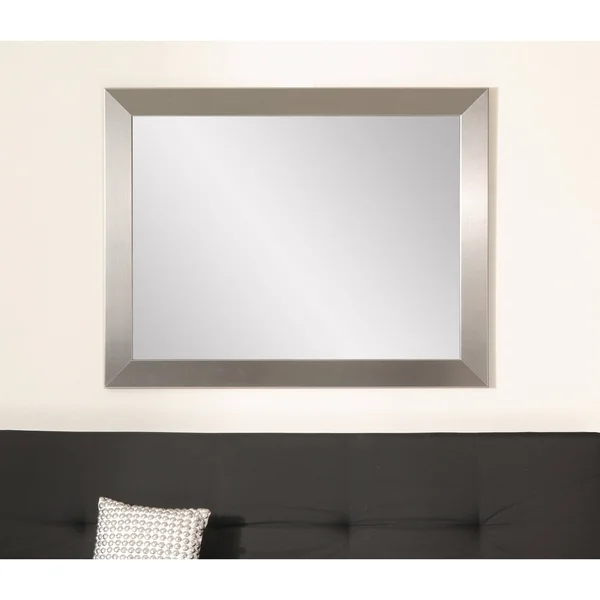 Modern Silver Wall Mirror - 32 x 46