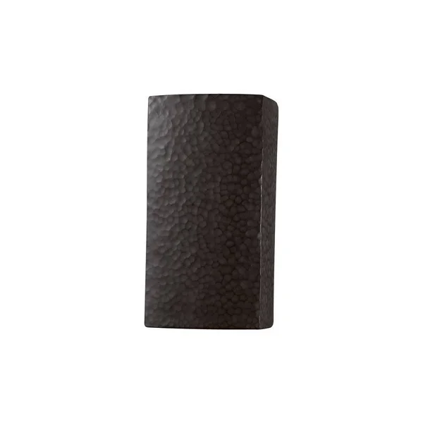 Justice Design Group CER-0915W-BIS Ambiance Small Rectangle - Outdoor Sconces