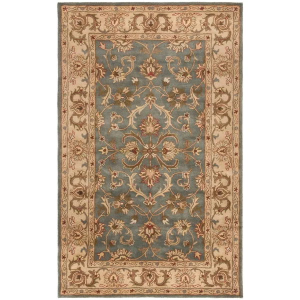 Safavieh Heritage HG811B 3&6x22 x 3&6x22 Round Blue - Beige Area Rug