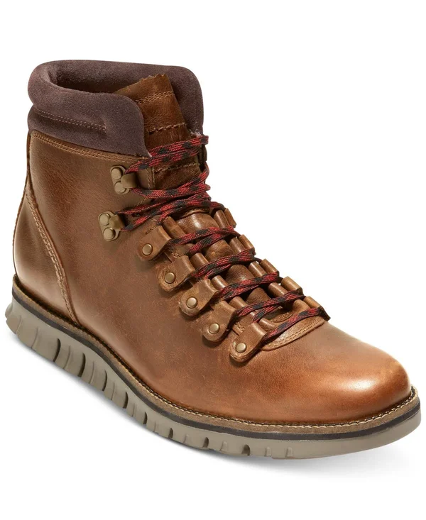 Cole Haan Men's Zerogrand Hiker Boot (British Tan Leather, 7 W)