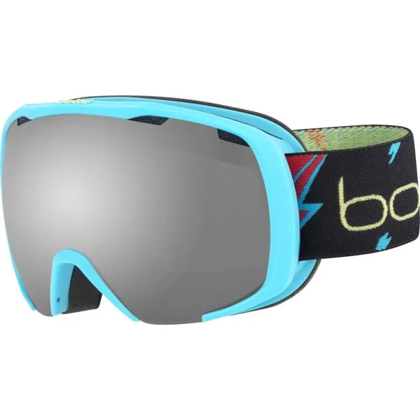 Bolle Royal Ski Goggles Matte Blue Flash Black Chrome