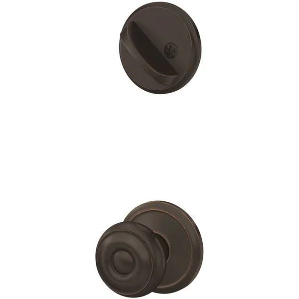 Schlage Fc59Geo716Ald Custom Georgian Knob Alden Rose Interior