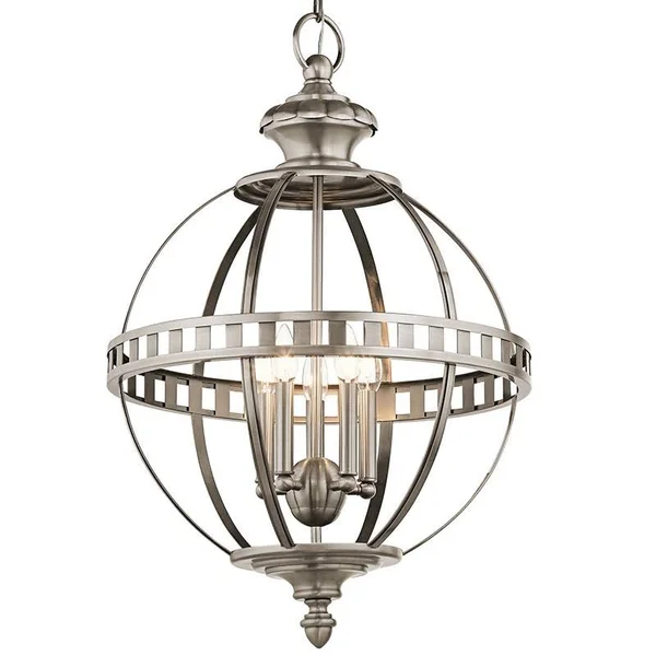 Kichler Halleron 5-Light Classic Pewter Pendant 43613CLP
