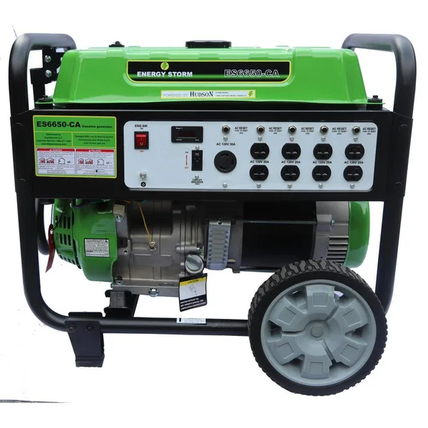 Lifan 6500-Watt Surge 6000 Watt Rated Recoil Start Open Frame Generator -CARB - ES6650-CA