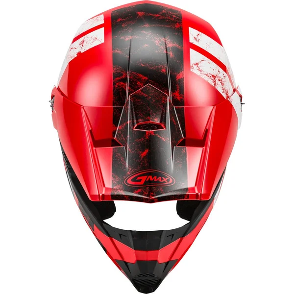 GMAX MX-46 Off-Road Dominant Helmet Matte Black/White/Red Medium