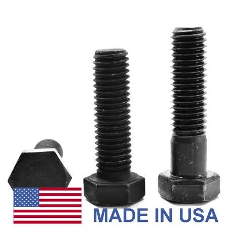 7/16 inch-20 x 3/4 inch (FT) Fine Thread Grade 5 Hex Cap Screw (Bolt) - USA Medium Carbon Steel Black Oxide Pk 375, Men's