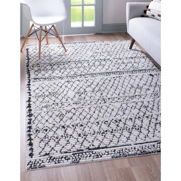 Unique Loom Atlas Morocco Rug - 4& 0 x 6& 0, Rectangular