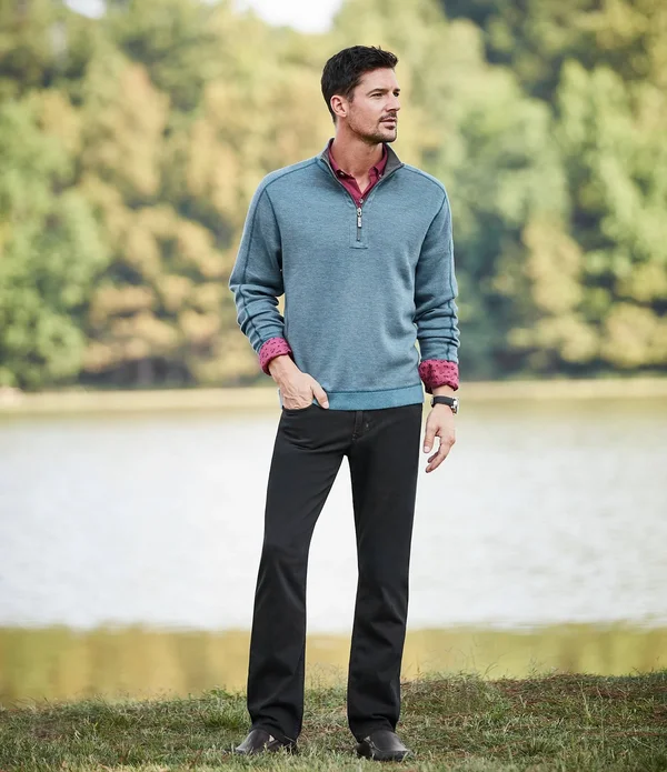 Tommy Bahama Men's Antigua Cove Authentic Fit Jeans - Black